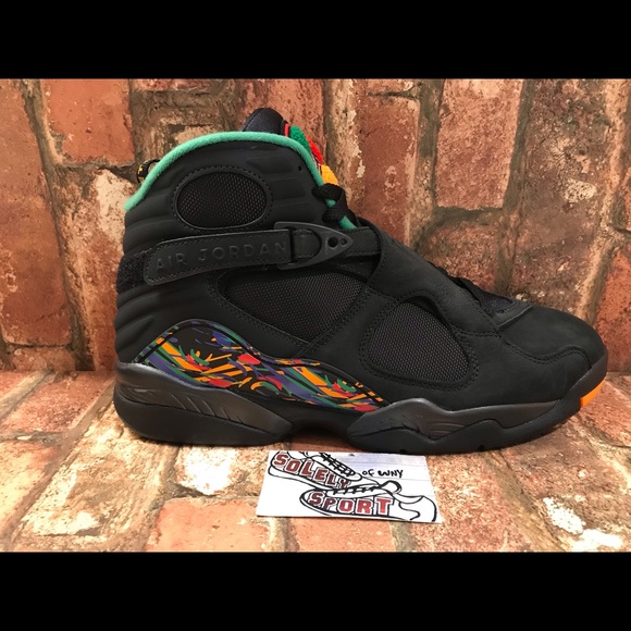 NEW Nike Air Jordan Retro 8 VIII Black Tinker XI V - Picture 5 of 8
